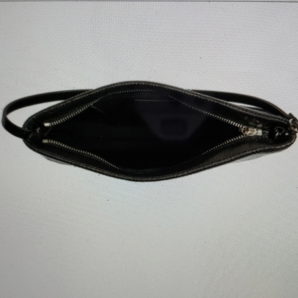 NEW REBECCA MINKOFF Croc Embossed Leather Clutch